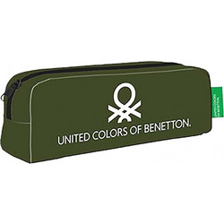 Benetton Κασετίνα Βαρελάκι Χακί 50-3348