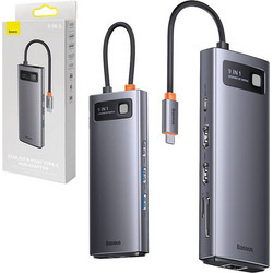 Baseus Metal Gleam USB-C Docking Station με HDMI 4K PD Ethernet