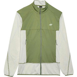 4F Ανδρικό Μπουφάν Χειμωνιάτικο Softshell Χακί 4FWSS24TTJAM437-44S