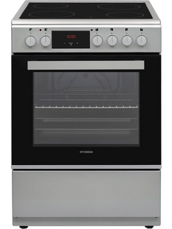 Hyundai HCVC24V-7260V/S Κουζίνα Ηλεκτρική 65lt με Κεραμικές Εστίες 60cm