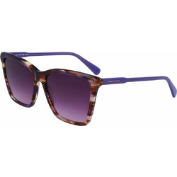 Longchamp LO719S-503 Γυναικεία Γυαλιά Ηλίου Τετράγωνα Κοκάλινα Ταρταρούγα με Μωβ Φακό