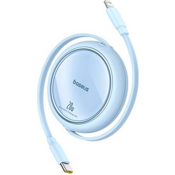 Baseus Free2Pull Retractable USB-C to Lightning Cable 20W 1m Light Blue P10364501311-00