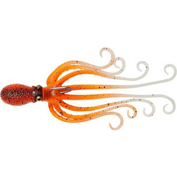 Savage Gear 3D Octopus Τεχνητό Δόλωμα Χταποδάκι Φωσφοριζέ 16cm 120gr Glow Orange