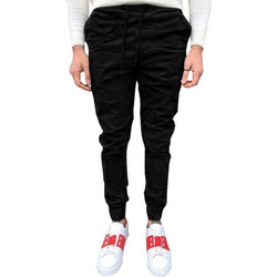 Solid Ανδρικό Παντελόνι Joggers Ελαστικό Κανονική Εφαρμογή Μαύρο 6198212-9000