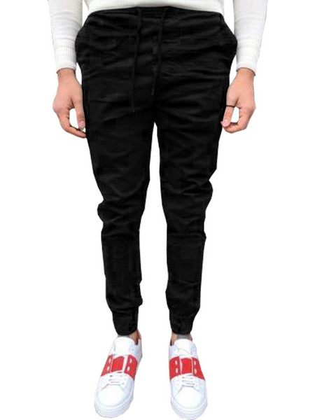 Solid Ανδρικό Παντελόνι Joggers Ελαστικό Κανονική Εφαρμογή Μαύρο 6198212-9000