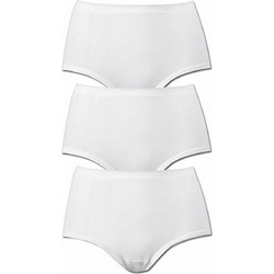 Minerva Βαμβακερά Γυναικεία Slip Λευκά 3Pack 90-83203-005