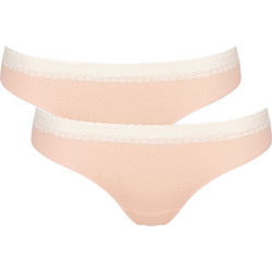 Sloggi Go Βαμβακερά Γυναικεία Brazil Σομόν 2Pack 10213087-00BG