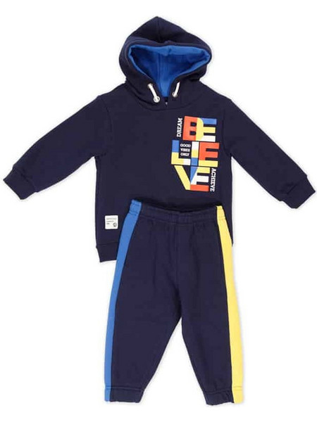 New College Παιδικό Σετ Φόρμας Navy Μπλε 45-804