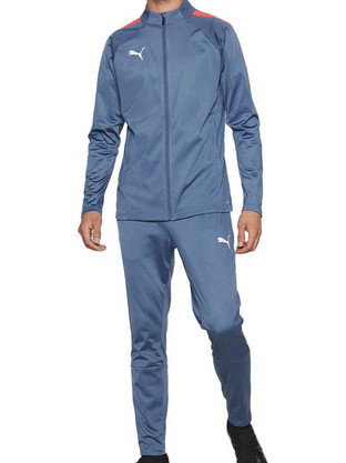 Puma TeamLiga Ανδρικό Σετ Φόρμας Μπλε 658525-53