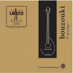 Extra Laouto Classic 8 Σετ 8 Χορδές Μπουζουκιού Extra Light Tension