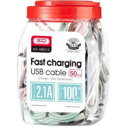XO NB212 USB-A to Lightning Cable 1m 50pcs XO-NB212-L-SET2