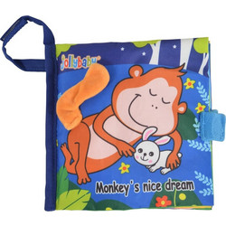 Jolly Μαλακό Βιβλίο Δραστηριοτήτων Monkey's Nice Dream