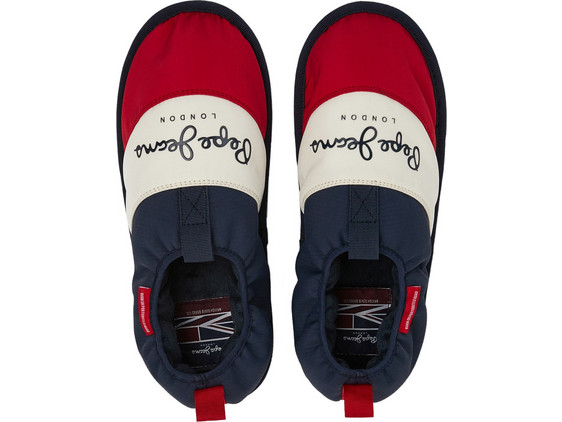 Pepe Jeans Χειμερινές Ανδρικές Παντόφλες Κλειστές Navy Μπλε PMS20012-595