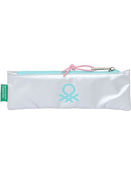 Safta Benetton Κασετίνα Ασημί M025