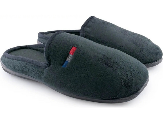 Love4shoes Χειμερινές Ανδρικές Παντόφλες Μαύρες 218D