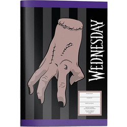 Must Wednesday Hand Τετράδιο Ριγέ B5 40 Φύλλων Μαύρο 000503667