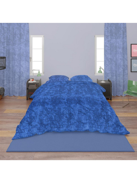 Dimcol Σετ Σεντόνια Μονά Βαμβακερά 160x240 Shadow 631 Electric Blue