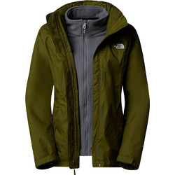 The North Face Evolve II Triclimate Αθλητικό Γυναικείο Μπουφάν Χειμωνιάτικο Softshell Μακρύ Αντιανεμικό Χακί NF00CG56-4OS