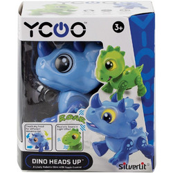 Silverlit Ycoo Dino Heads Up Ηλεκτρονικό Παιδικό Παιχνίδι Στεγόσαυρος για 3+ Ετών