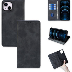 Sonique Vintage Magnet Wallet Black (iPhone 14 Plus)