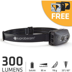 Suprabeam S2 Φακός Κεφαλής Εργασίας Μπαταρίας Led 300lm