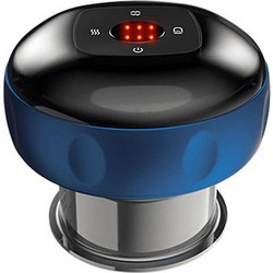 RM1049 Intelligent Breathing Electric Cupping Συσκευή Μασάζ Σώματος με Θερμότητα Μπλε