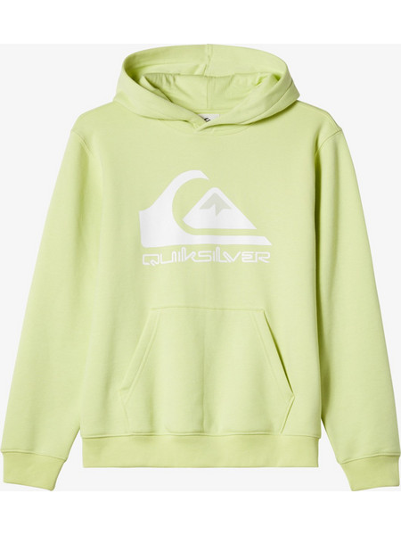 Quiksilver Ανδρικό Φούτερ με Κουκούλα & Τσέπες Lime AQYFT03356-GCQ0