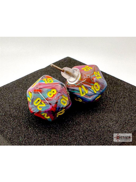 Chessex Festive Mosaic Γυναικεία Σκουλαρίκια Καρφωτά με Χάντρες 54507
