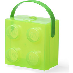 Lego Storage Box with Handle Translucent Green για 4+ Ετών 40240008