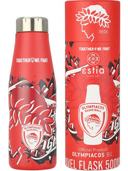Estia Travel Flask Olympiacos BC Together We Fight 500ml