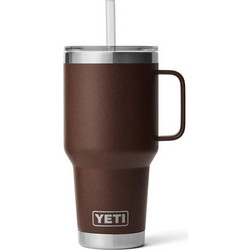YETI Rambler Straw Mug Wetlands Brown 1.035ml
