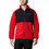 Columbia Sage Peak Ανδρική Ζακέτα Fleece με Φερμουάρ Κόκκινη 2095781-698