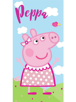 Peppa Pig Πετσέτα Θαλάσσης Microfiber Γαλάζια 70x140cm 7020055