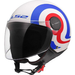 LS2 OF558 Sphere Lux II White Blue Red Κράνος Μηχανής Jet 1000gr