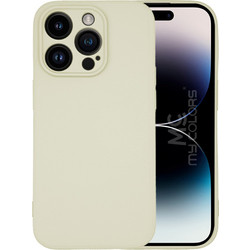 Sonique My Colors Silicone Back Cover Beige (iPhone 14 Pro Max)