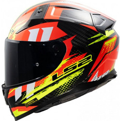 LS2 FF811 Vector II Tantic Black Orange Yellow Κράνος Μηχανής Full Face 1500gr