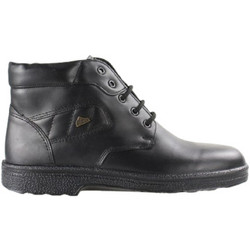 Boxer Ανδρικά Μποτάκια Δερμάτινα Μαύρα 01563-15-011