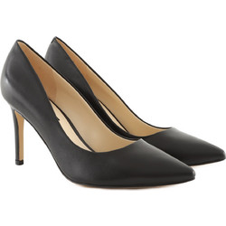 Nine West Ezra Γόβες Suede με Λεπτό Ψηλό Τακούνι Μαύρες LE-001