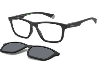 Polaroid Eyewear PLD2147CS O6WM9 Ανδρικός Σκελετός Γυαλιών Οράσεως με Clip-On Κοκάλινος Μαύρος