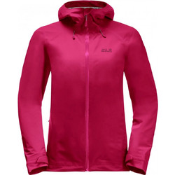 Jack Wolfskin Γυναικείο Μπουφάν Χειμωνιάτικο Softshell Μακρύ Φούξια 1115121-2160