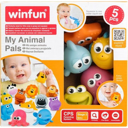 Winfun My Animal Pals Σετ Μπουγελόφατσες 6+ Μηνών 5τμχ