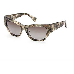Max Mara MM0041 55P Ανδρικά Γυαλιά Ηλίου Cat Eye Κοκάλινα Ταρταρούγα με Καφέ Φακό