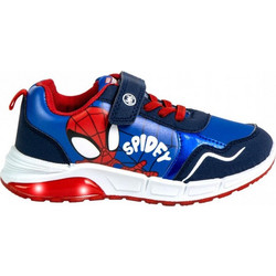 Cerda Spidey Παιδικά Sneakers με Φωτάκια Μπλε Κόκκινα 2300006545