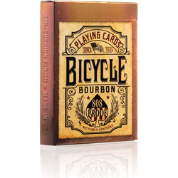 Bicycle Bourbon Τράπουλα Πλαστικοποιημένη Εκρού 1038249