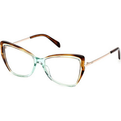 Emilio Pucci EP5199-55095 Γυναικείος Σκελετός Γυαλιών Οράσεως Κοκάλινος Καφέ