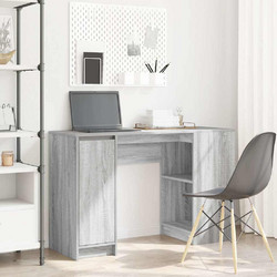 vidaXL Γραφείο Ξύλινο με Βιβλιοθήκη 120x42x76cm 861819