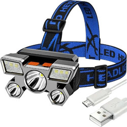 RC-K-1227 Επαναφορτιζόμενος Φακός Κεφαλής Εργασίας Led