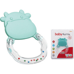 ToyMarkt Ιπποποταμάκι Κουδουνίστρα Κρίκος για Νεογέννητα