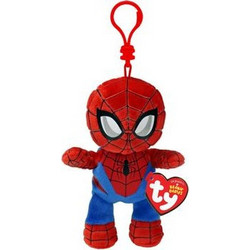 Ty Beanie Babies Floppy Spider-Man με Κλιπ 1607-34010