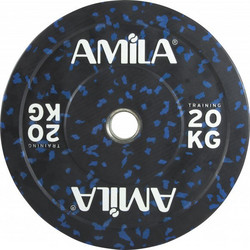Amila Splash Δίσκος Ολυμπιακού Τύπου Bumper 20kg Φ50mm